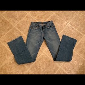 7 for all mankind bootcut light wash jeans